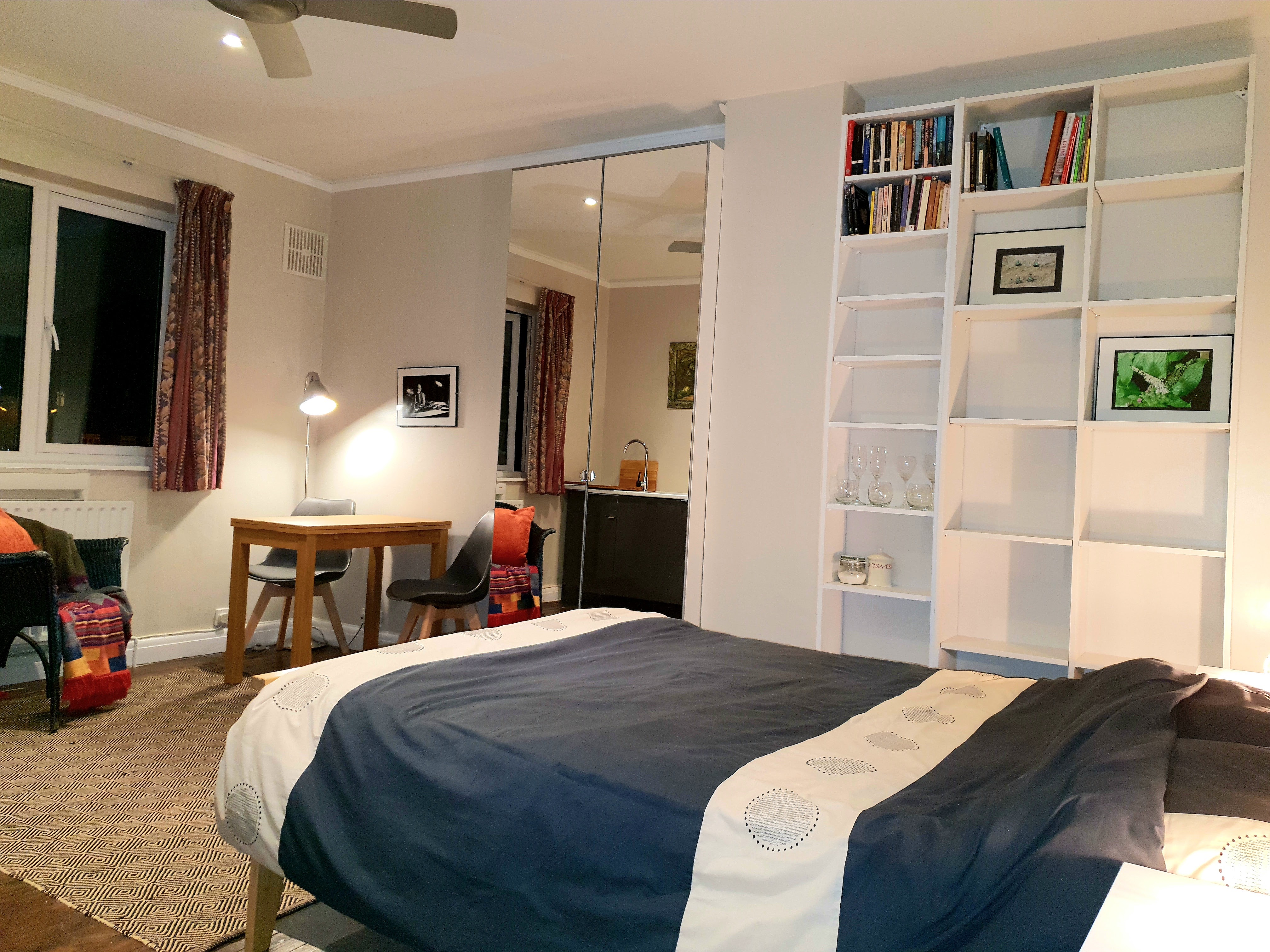 Interior of the cosy studio